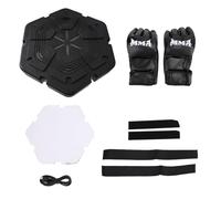 EVTSCAN Music Boxing Machine Smart Wall Target for Kids Adults with Bluetooth Music Adjustable Speed Gloves Indoor Gym