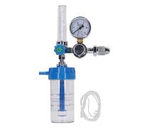 EVTSCan Portable Oxygen Regulator Kit, with Flowmeter, 5/8 Inch BSP External Thread for Oxygen Cylinder Tank, for Emergency Home Oxygen Therapy