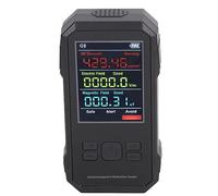 EVTSCAN Radiation Detector Black Digital EMF Meter LED Display Handheld RF Electric Field Magnetic Field Level Alert Geiger Counter for Industrial Home Kitchen Office Factory