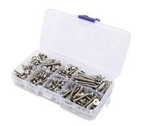 EVTSCAN RC Car Screw, Stainless Steel Screw Fittings Set Repairing Accessory for Axial SCX10 III 1/10 RC Car