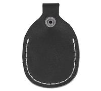 EVTSCAN Recurve Bow Tip Protection Archery Break Leather Pad On Shoes Foot Double Sided Available Archery s Protector Tools with Snap Button (Black)