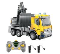 EVTSCAN Remote Control Excavator Toy 1/14 Electric Remote Control Excavator Truck Construction Vehicles Toys with Lights and Music One-Key Demonstration Engineering Car Toy for Boy Gift 2