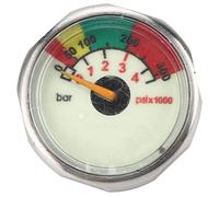 EVTSCAN Scuba Diving Pony Bottle Pressure Gauge with 300BAR, Stainless Steel, M10 Thread for Small Diving Cylinder Scuba Tank Emergency Supply Backup Tank, Waterproof Pressure Gauge