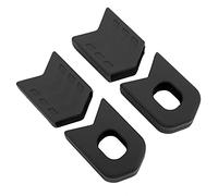 EVTSCAN Silicone Bike Crank Boots Durable Bicycle Crank Arm Protector Cover Crankset Cap Protector for Road Bike Protective Gear Set of 4 Pieces (Black)