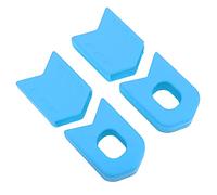 EVTSCAN Silicone Bike Crank Boots Durable Bicycle Crank Arm Protector Cover Crankset Cap Protector for Road Bike Protective Gear Set of 4 Pieces (Blue)