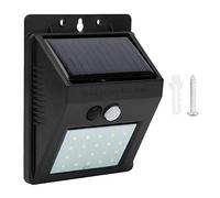 EVTSCAN Solar Sensor Wall Lamp 20LED Wireless Security Light Outdoor Yard Porch Garden
