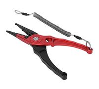 EVTSCAN Stainless Steel Lightweight Fishing Pliers Scissors Fish Grip Tool Red Black