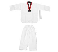 EVTSCAN Taekwondo Dobok Suit Rugged Comfortable Breathable Taekwondo Training Uniform for Children Height 136-146cm