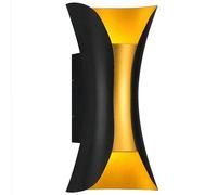 EVTSCAN Wall Sconce Outdoor - Waterproof Double Head Up and Down Irradiation LED Wall Lamp for Courtyard Villa(A)
