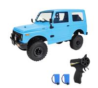 EVTSCAN WPL Remote Control Truck 1/10 Remote Control Off-road Car 4WD 2.4GHz Climbing Car Full Scale for All Terrain 2 Battery