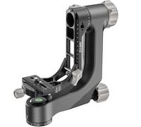 EVUMO P9 Carbon Fiber 360 Degree Panoramic Gimbal Tripod Head, Professional Gimbal Tripod Head with Arca-Swiss Standard 1/4'' and 3/8'' Quick Release Plate for DLSR Camera Tripod, Max load 20kg/44lbs