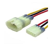 EVURU 2 3 4 6 Pin 2.2MM Sumitomo HM 090 Auto Reversing Radar Waterproof Electrical Connector Wire Harness Male Female Plug 6187-2801 (Color : 3P Wire Harness, Size : 1 Pc With 15cm Wire)
