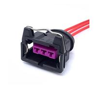 EVURU 3Pin 3.5MM Auto Ldle Speed Motor Sensor Socket Electrical Connector Wire Harness Female Plug Compatible With Bosch EV1 443906233 (Color : 3P Wire Harness, Size : 5 Pcs)