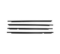 EVURU Car Rubber Window Glass Seal For GX470 2003-2009 2003-2009 4PCS Car Outer Windows Rubber Weatherstrip Belt Moulding