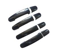 EVURU Door Handle Cover, Fit for Ford Transit Custom Tourneo Accessories 2014 2017 2019 2020 Door Handle Cover Trim Plastic Imitation Carbon Fiber (Size : 4)