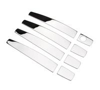 EVURU Door Handle Cover, Fit for Vauxhall Fit for Opel Astra Mokka Corsa D Zafira B Insignia Meriva 1set Chrome Steel Door Handle Cover Trim Molding