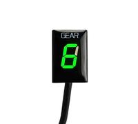EVURU Gear Indicators for Benelli TNT125, 1-6 Speed Digital Gear Display (Green)