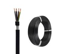 EVV Power And Control Flexible Cable, High Flex Life Drag Chain Wire, Tinned Copper Core, PVC Insulation, for Industrial Equipment, Robots, CNC, Automation Systems(50ft,1.50mm²-10C)