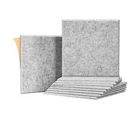 Evvmnaks 10Pack Sound Proof Panels for Walls,Self-Adhesive Acoustic Panels 12x12x0.4In for Recording Studio,Office,Home,A