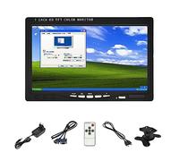 Evvmnaks 1Set 7Inch Car VGA Monitor HD Rear View Monitor Video Reversing Monitor Car Accessories