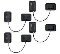 Evvmnaks 4 Packs Cabinet Locks Closet Door Lock Fridge Password Locks Child Safety Locks (Black)