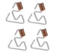 Evvmnaks 4PCS Triangle Hanger Hook Outdoor Camping Gloves Climbing Gloves Safety Clip Camping Tent Light Hanger Rope Buckle Multifunctional Integrated Hook S