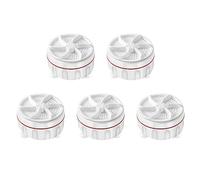 Evvmnaks 5PCS Mini Washing Machine USB Two-Way Rotating Turbine Portable Washing Machine for Sock Underwear for Travel