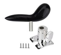Evvmnaks Bassoon Hand Saddle Rest Holder Thumb Rest with Fixing 4 Screws and Base Instruments Accessories