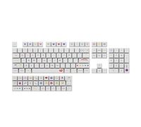 Evvmnaks Convenient Personalise 134 Keys PBT Keycaps Portable Useful for DIY Sublimation Mechanical Keycap,C