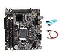 Evvmnaks H55 Motherboard LGA1156 Supports I3 530 I5 760 Series CPU DDR3 Memory Computer Motherboard with SATA Cable+Switch Cable