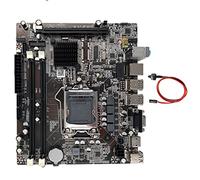 Evvmnaks H55 Motherboard LGA1156 Supports I3 530 I5 760 Series CPU DDR3 Memory Desktop Computer Motherboard with Switch Cable