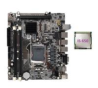Evvmnaks H55 Motherboard LGA1156 Supports I3 530 I5 760 Series CPU DDR3 Memory Desktop Computer Motherboard with I5 650 CPU