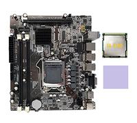 Evvmnaks LGA1156 Supports I3 530 I5 760 Series CPU DDR3 Memory Computer Motherboard Computer Motherboard H55 Computer Motherboard +I3 540 CPU+Thermal Pad