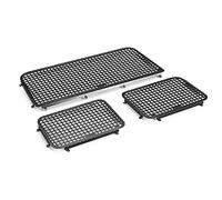 Evvmnaks Metal Window Mesh Protection Net Car Window Net for 1/10 RC Tracked Vehicle AXIAL SCX10 III AXI03007 Upgrade Parts 3Pcs