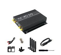 Evvmnaks NGFF(M.2) 4G/5G Module to USB 3.0 Adapter with Cooler Fan Dual SIM Card Slot Auxiliary Power with Fan and Housing