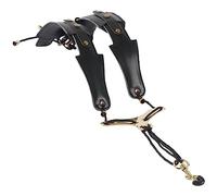 Evvmnaks Saxophone Shoulder Neck Strap Adjustable Saxophone Black Backpack Musical Instrument Accessories