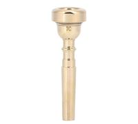 Evvmnaks Trumpet Mouthpiece Metal Durable Brass Professional Horn Instrument Accessory Gold 7C