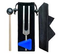 Evvmnaks Tuning Fork Tuner with Mallet Set for Repair Healing Nervous System Testing Tuning Fork Health Care, 528C