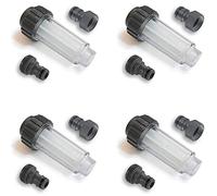 Evvmnaks Water Filter Garden Water Pre-Filter Water Filter Set for Pressure Washer Pump Garden Irrigation