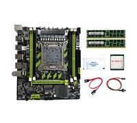 Evvmnaks X79G LGA2011 4XDDR3 Slot M.2 PCI-E X16 USB SATA3.0 Motherboard+E5 2670 V2 CPU+2X4G DDR3 RAM+Switch Cable+Thermal Grease