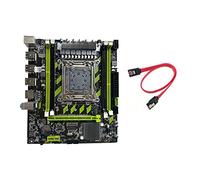Evvmnaks X79G Motherboard +SATA Cable Support LGA2011 4XDDR3 RECC RAM Slot M.2 NVME PCI-E X16 6XUSB2.0 SATA3.0 Server Motherboard