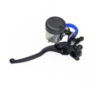 Evvok Motorcycle Handbrake for Honda for Yamaha 12.7mm Piston Brake Clutch Motorcycle Cylinder Lever Universal(Left Clutch)