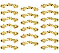 EVWGNPQRV Vintage Drawer Cabinet Handles, 20 Pcs Drawer Cabinet Handles Multicolor 1.18 Inches Hole Centers(Gold)