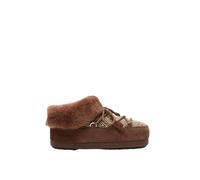 EVX Chalet Faux Fur Mules - female - Moon Boot - Winter Boots - Brown - 2 UK - Shoes 2 UK