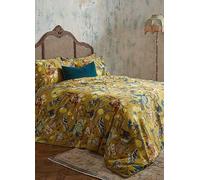 EW by Edinburgh Weavers Morton 100% Cotton 200 Thread Count Duvet Set - Ochre Ochre