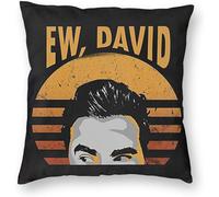 Ew David-Rose Schitts-Creek Funny Vintage Cushion Cover Chair Cushion Cartoon Bed Pillow Car Seat Cushion Throw snooy 50cm*50cm Cushion Covers