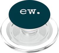 Ew. Gross. Disgust Expression Funny Typewriter Statement PopSockets PopGrip for MagSafe