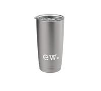 Ew. Gross. Disgust Expression Funny Typewriter Statement Stainless Steel Insulated Tumbler