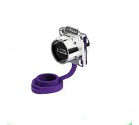 EW-LP24 IP68 Waterproof M24 Industrial HDMI2.0 Connector Socket 1m/ 3ft Extension Dash Flush Panel Mount Signal Cable(Square socket)