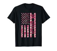 Ew. People. Misanthrope Antisocial Sarcastic Pink Camo USA T-Shirt